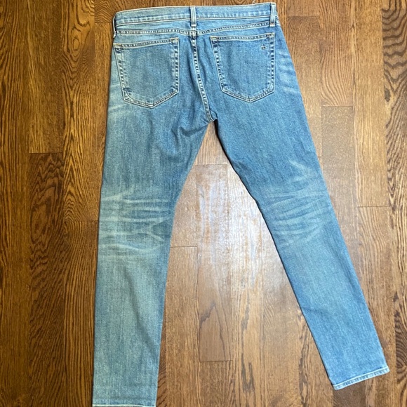 Light wash Rag and Bone boyfriend jeans - Picture 2 of 4